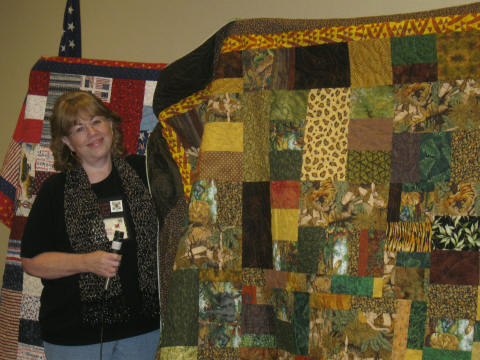Barbara Youngblood,Wounded warrior quilt.